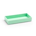 Poppin Accessory Tray, Mint, Small, 6 Pack (106322)