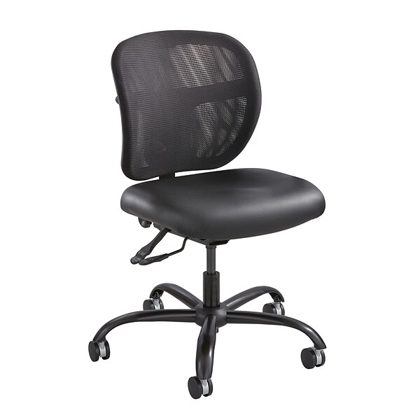 SAFCO® Vue™ Intensive Use Mesh Task Chair, Armless, Black
