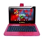 LINSAY F10 Series 10.1" Tablet, WiFi, 2GB RAM, 64GB , Android 13, Black w/Red Crocodile Keyboard (F10XIPSBKCOREDW)