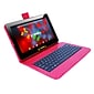 LINSAY F10 Series 10.1 Tablet, WiFi, 2GB RAM, 32GB , Android 12, Black w/Red Crocodile Keyboard (F1
