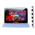 LINSAY F10 Series 10.1 Tablet, WiFi, 2GB RAM, 32GB Storage, Android 12, Black w/Purple & White Case (F10XIPSCPWS)