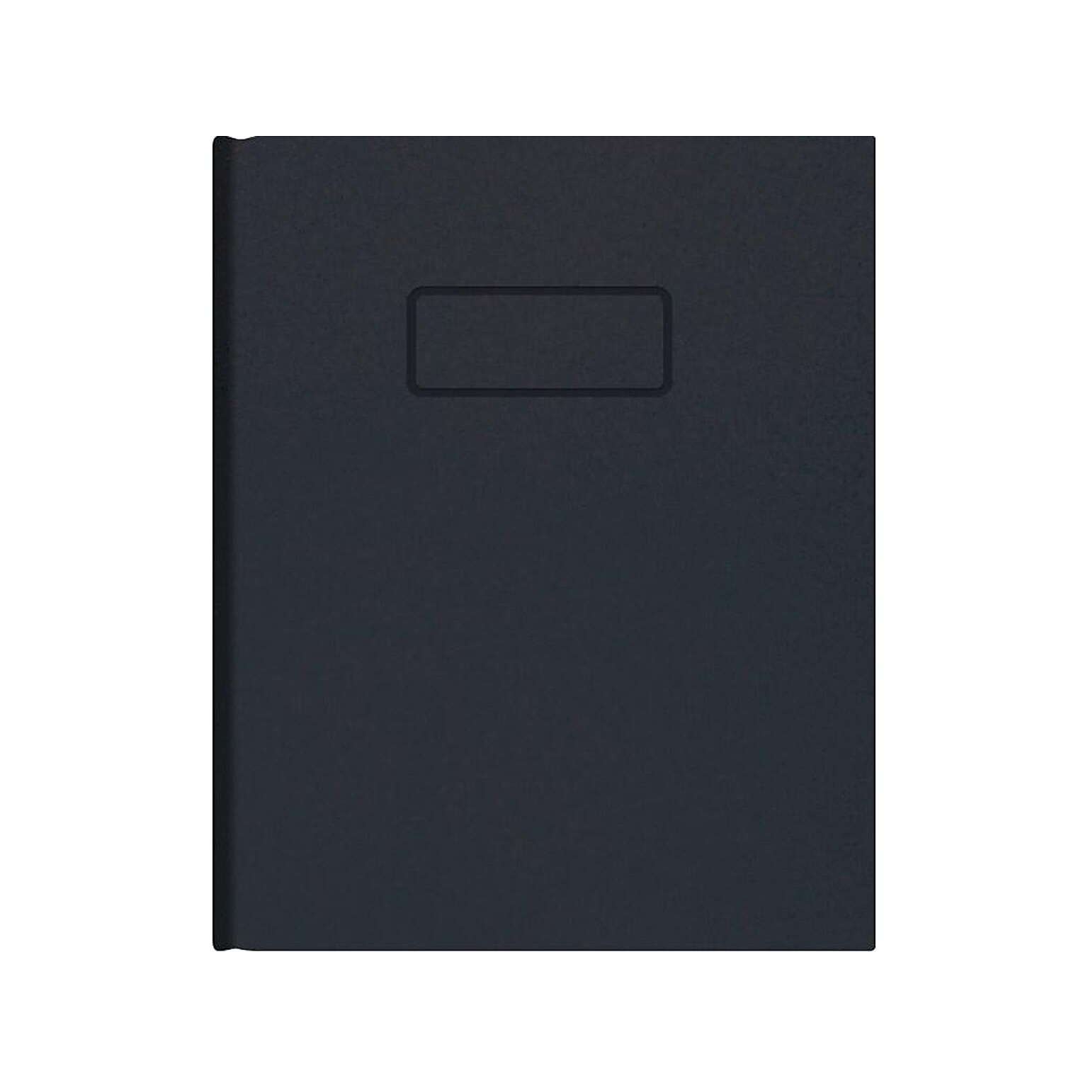 Blueline Professional Notebooks, 7.25 x 9.25, College Ruled, 96 Sheets, Black (A9)