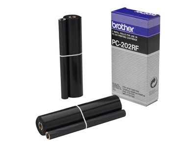 Brother PC-202RF Black Refill Rolls, 2/Pack