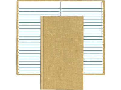 Boorum & Pease Pocket Notebook, 4.13" x 7", College Ruled, 192 Sheets, Beige (6559EE)