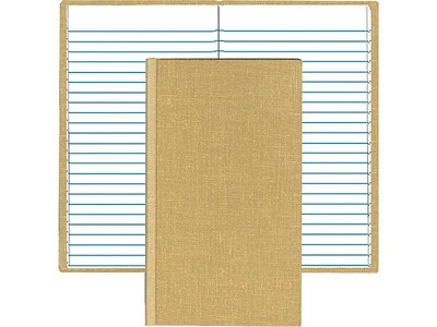 Boorum & Pease Pocket Notebook, 4.13" x 7", College Ruled, 192 Sheets, Beige (6559EE)