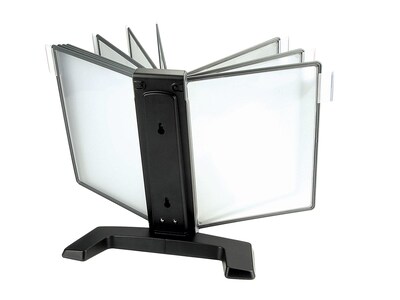 Aidata 14H x 19W x 12D Metal Display Panel Holder, Black (FDS005L)