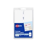 Avery Postage Meter Labels, 1 1/2 x 2 3/4, White, 160 Labels Per Pack (5288)