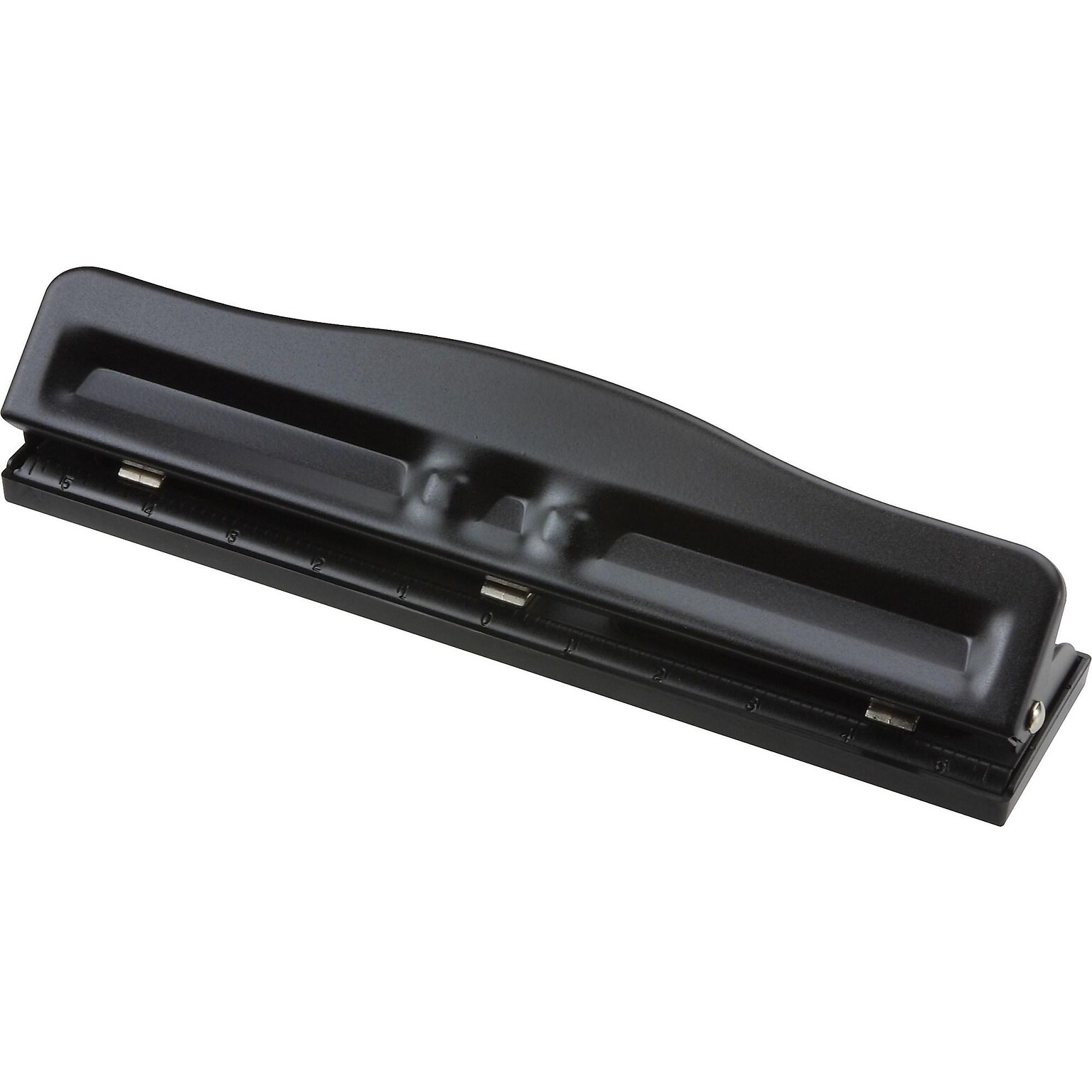 OfficeMate Adjustable Punch, 11 Sheet Capacity, Black (90095)