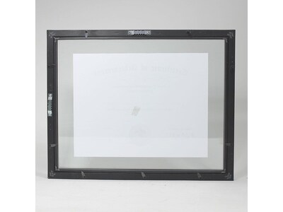 Lawrence Frames Plastic Certificate Frame, Black (530111)