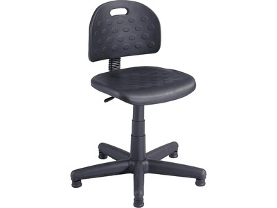 Safco Soft Tough Polyurethane Task Chair, Black (6900)