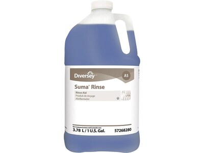 Diversey A5 Dishwasher Suma Rinse Aid , Unscented, 128 oz., 4/Carton (57268280)