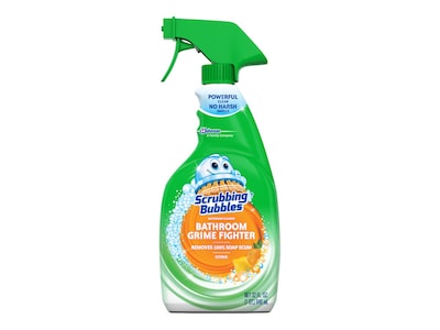 Scrubbing Bubbles Bathroom Grime Fighter Cleaner, Citrus, 32 Oz. (306111)