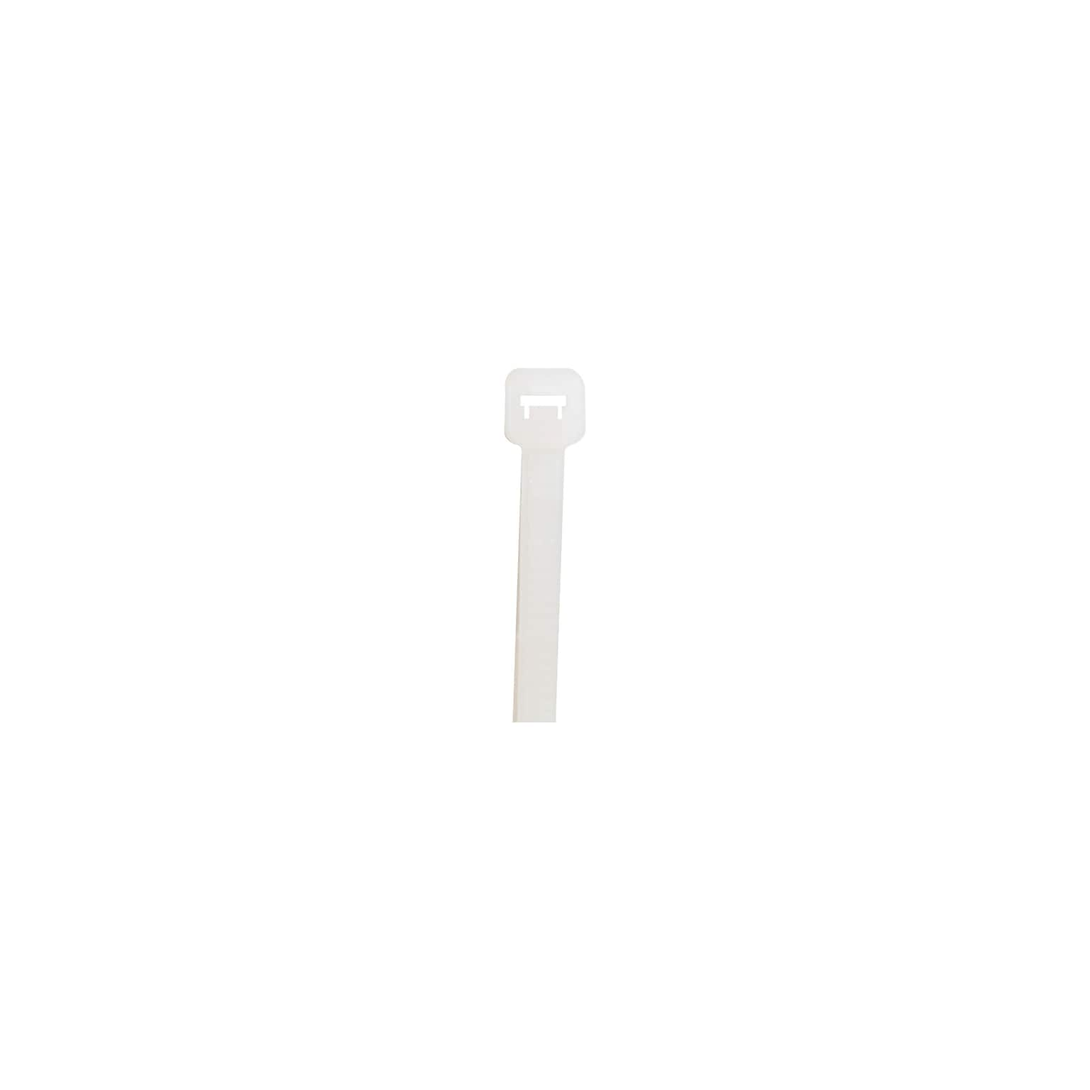 Box Partners Cable Ties, Natural, 1000/Carton (CT840)