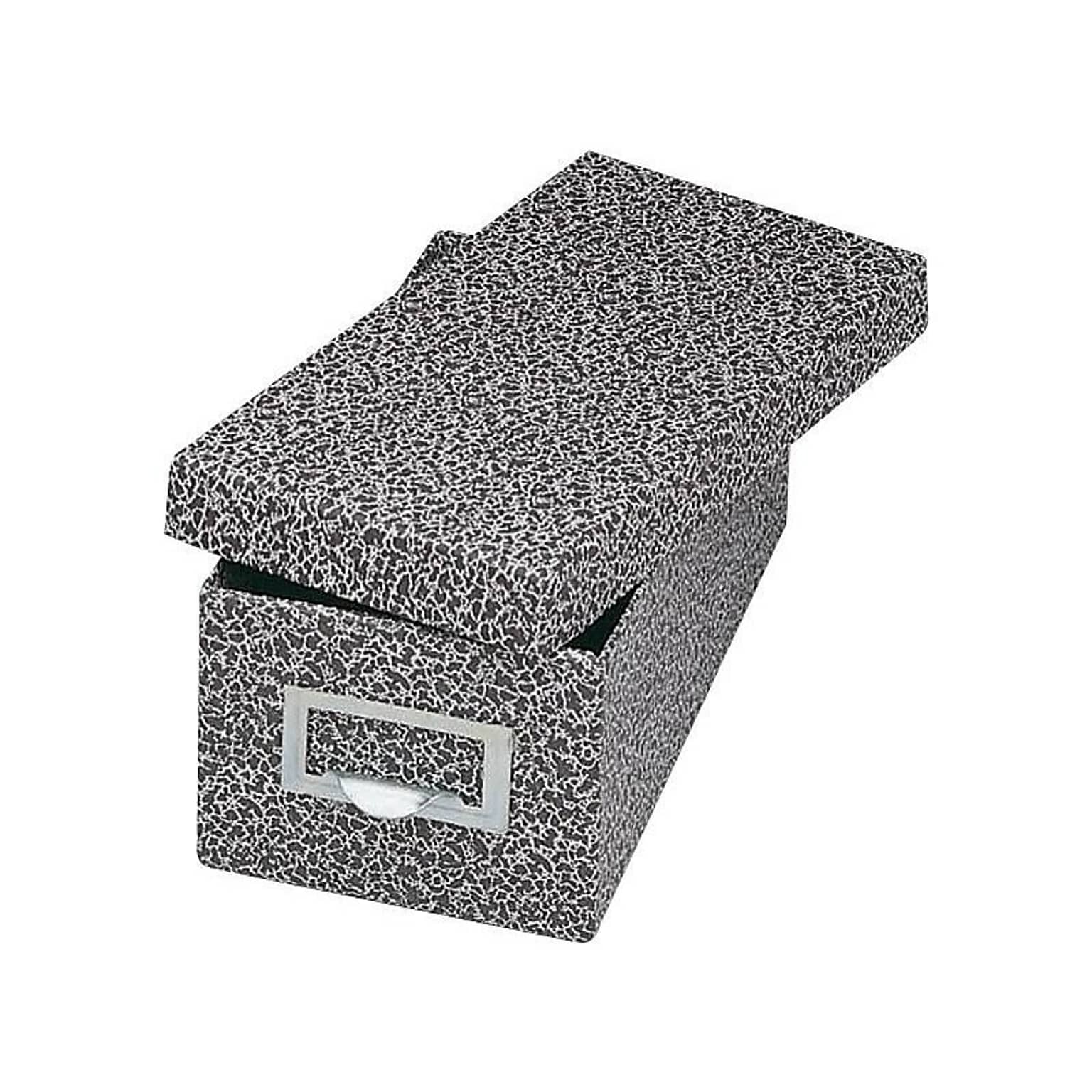 Pendaflex Index Card File Box, Black Agate, 1000 Card Capacity (GLW 93 BLA)