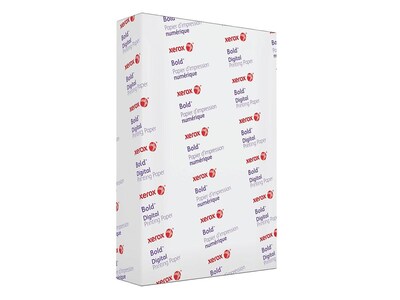 Xerox Bold Digital 18" x 12" Color Copy Paper, 28 lbs., 100 Brightness, 500 Sheets/Ream, 4 Reams/Carton (3R11763)