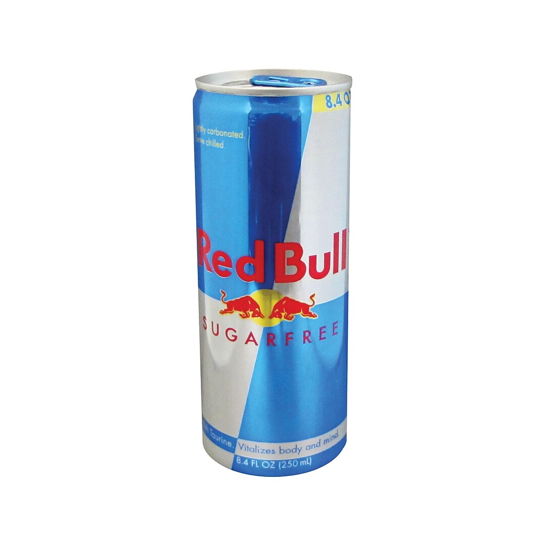 Red Bull Sugarfree Original Energy Drink 8 4 Fl Oz 24 Carton Rbd Quill Com