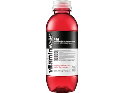 Glaceau Vitaminwater XXX Blueberry Pomegranate Energy Drink 16.9 Fl. Oz., 24/Carton (00786162003546)