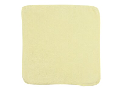 Rubbermaid Light Commercial Microfiber Rags, Yellow, 24/Pack (1820580)