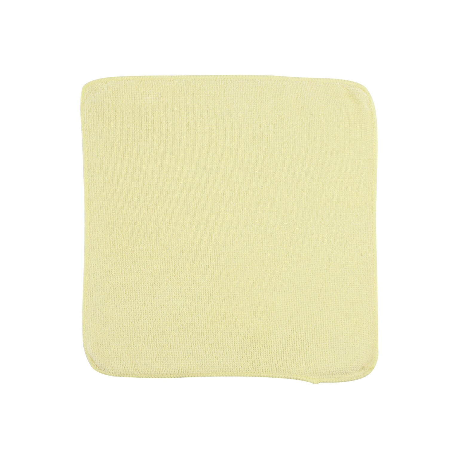 Rubbermaid Light Commercial Microfiber Rags, Yellow, 24/Pack (1820580)