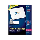 Avery Print-to-the-Edge Laser Shipping Labels, 1 1/4 x 3 3/4, White, 12 Labels/Sheet, 25 Sheets/Pa