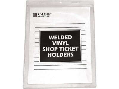 C-Line Job Ticket Holders, , 8-1/2" x 11", Clear, 50/Box (80911)