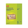 Staples® Laser/Inkjet Shipping Labels, 8-1/2 x 11, Clear, 1 Label/Sheet, 25 Sheets/Pack (18091-CC)