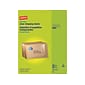 Staples® Laser/Inkjet Shipping Labels, 8-1/2" x 11", Clear, 1 Label/Sheet, 25 Sheets/Pack (18091-CC)