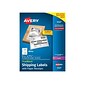 Avery TrueBlock Laser Shipping Labels, 5 1/16" x 7 5/8", White, 50 Labels/Pack (5127)