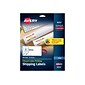 Avery Sure Feed Inkjet Shipping Labels, 2" x 4", White, 10 Labels/Sheet, 20 Sheets/Pack (8253)