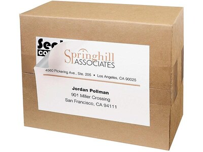 Avery TrueBlock Laser/Inkjet Shipping Labels, 4 x 6,  White, 1 Label/Sheet, 20 Sheets/Pack (5292)