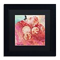 Trademark Fine Art Pat Saunders-White 3 Circles 11 x 11 Matted Framed (190836055517)