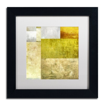 Trademark Fine Art Michelle Calkins Neutral Study 1.0 11 x 11 Matted Framed Art Print (190836074358)