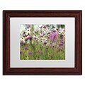 Trademark Fine Art Beata Czyzowska Young Field of Purple 11 x 14 Matted Framed Art Print (190836183609)