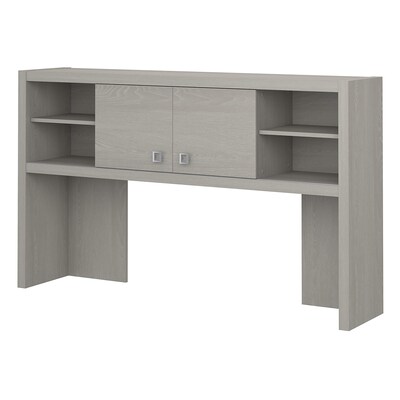 Office by kathy ireland® Echo 59.25 W Desktop Hutch, Gray Sand (KI60203-03)