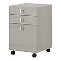 Office by kathy ireland® Echo 3 Drawer Mobile File Cabinet, Gray Sand (KI60201-03SU)
