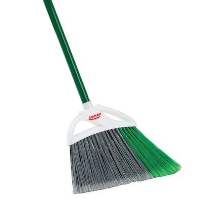 Libman Large Precision Angle 13 Broom, Steel Handle, 6/Pack (205)