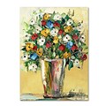 Trademark Fine Art Hai Odelia Spring Flowers in a Vase 9 14 x 19 Canvas Stretched (190836068760)