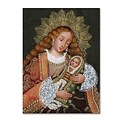 Trademark Fine Art Sergio Cruze The Virgin and Son IV 14 x 19 Canvas Stretched Art Print (190836012688)