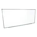 Luxor Steel Dry-Erase Whiteboard, Aluminum Frame, 96 x 40 (WB9640W)