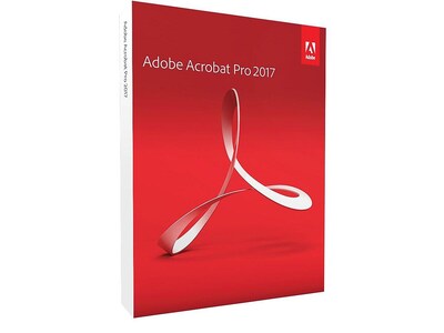 Adobe Acrobat Pro 2017 for 1 User, Windows, Disc (ADO951800F098)