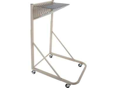 Brookside Design Metal File Cart, Sand Beige (MRWH)