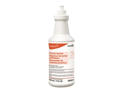 Diversey Protein Spotter Carpet Spot & Stain Remover Liquid, 32 Oz. 6/Carton (5002611)