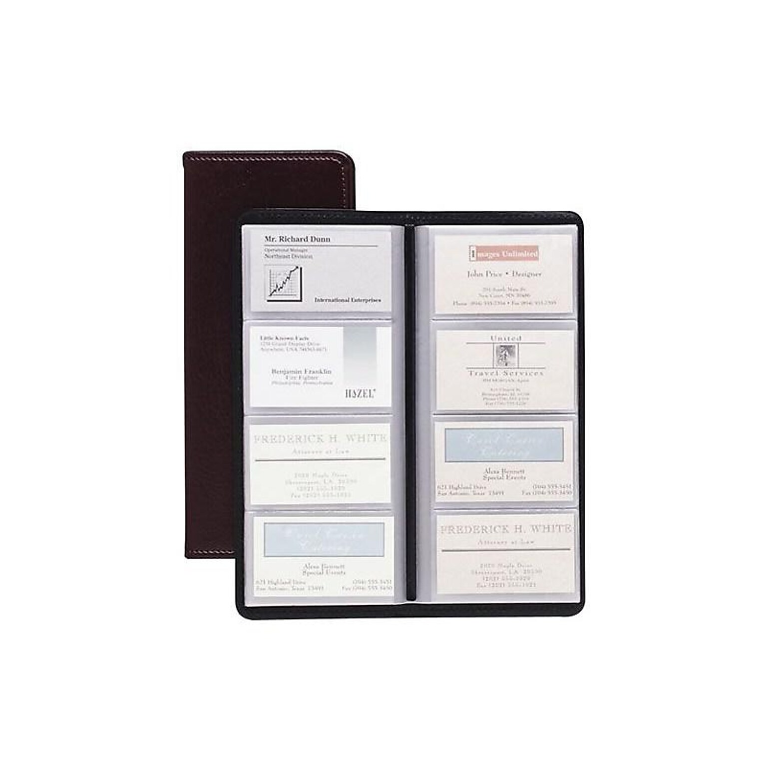 Cardinal Card File, Black, 96 Card Capacity (CRD 34422)