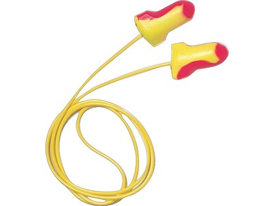 Howard Leight Laser Lite Corded Earplugs, Magenta/Yellow, 100/Box (LL-30)