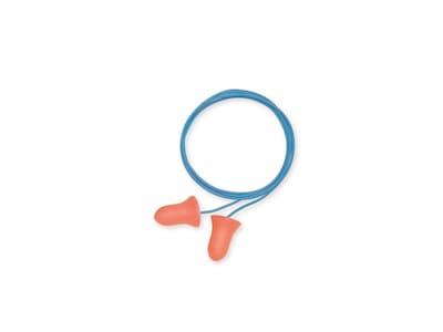 Howard Leight MAXIMUM Corded Earplugs, Coral, 100/Box (MAX-30)