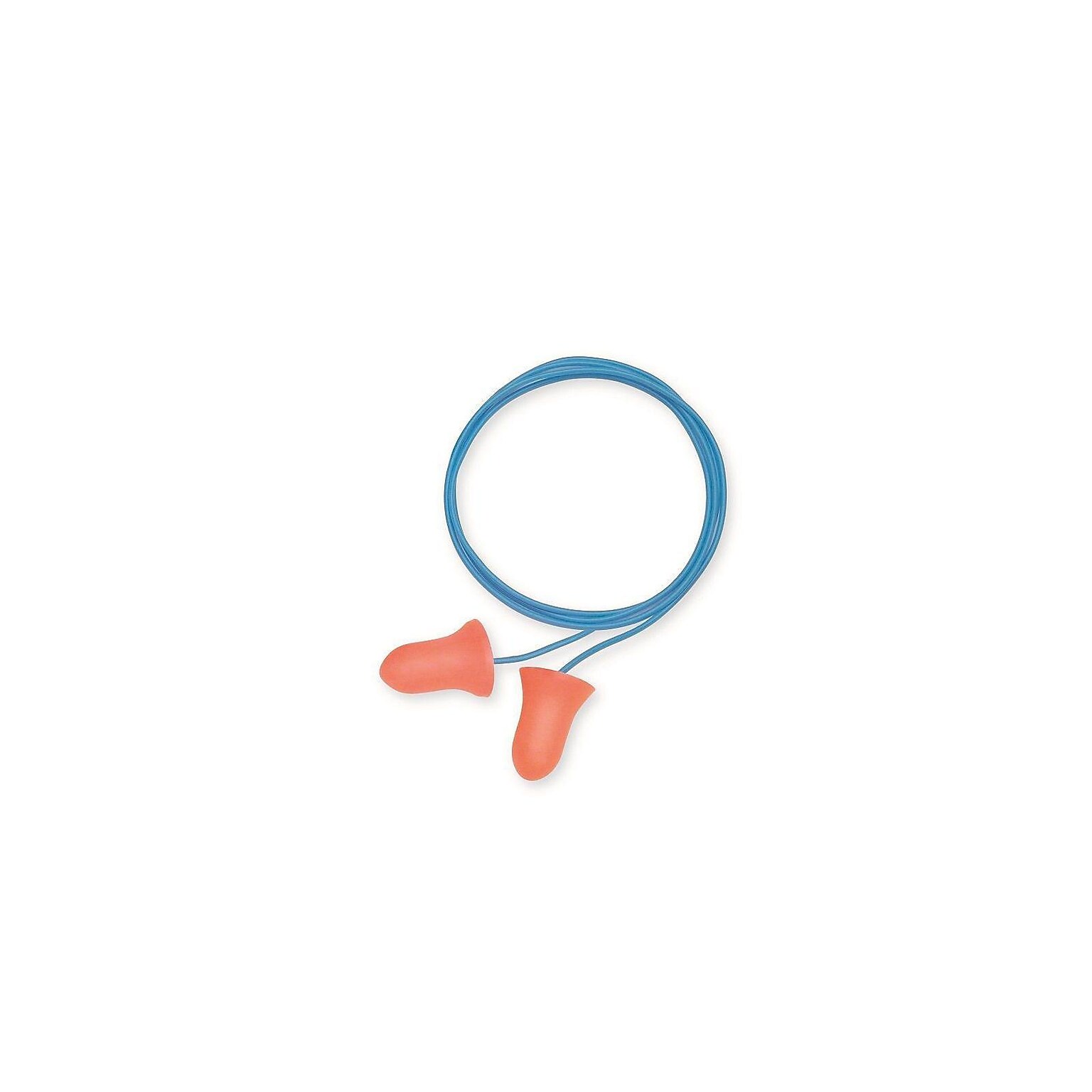Howard Leight Maximum Corded Earplugs, 33 dB, Orange/Blue, 100/Box (MAX-30)