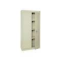 Sandusky Value Line 72 Welded Steel Storage Cabinet with 4 Shelves, Putty (VF31301572-07)