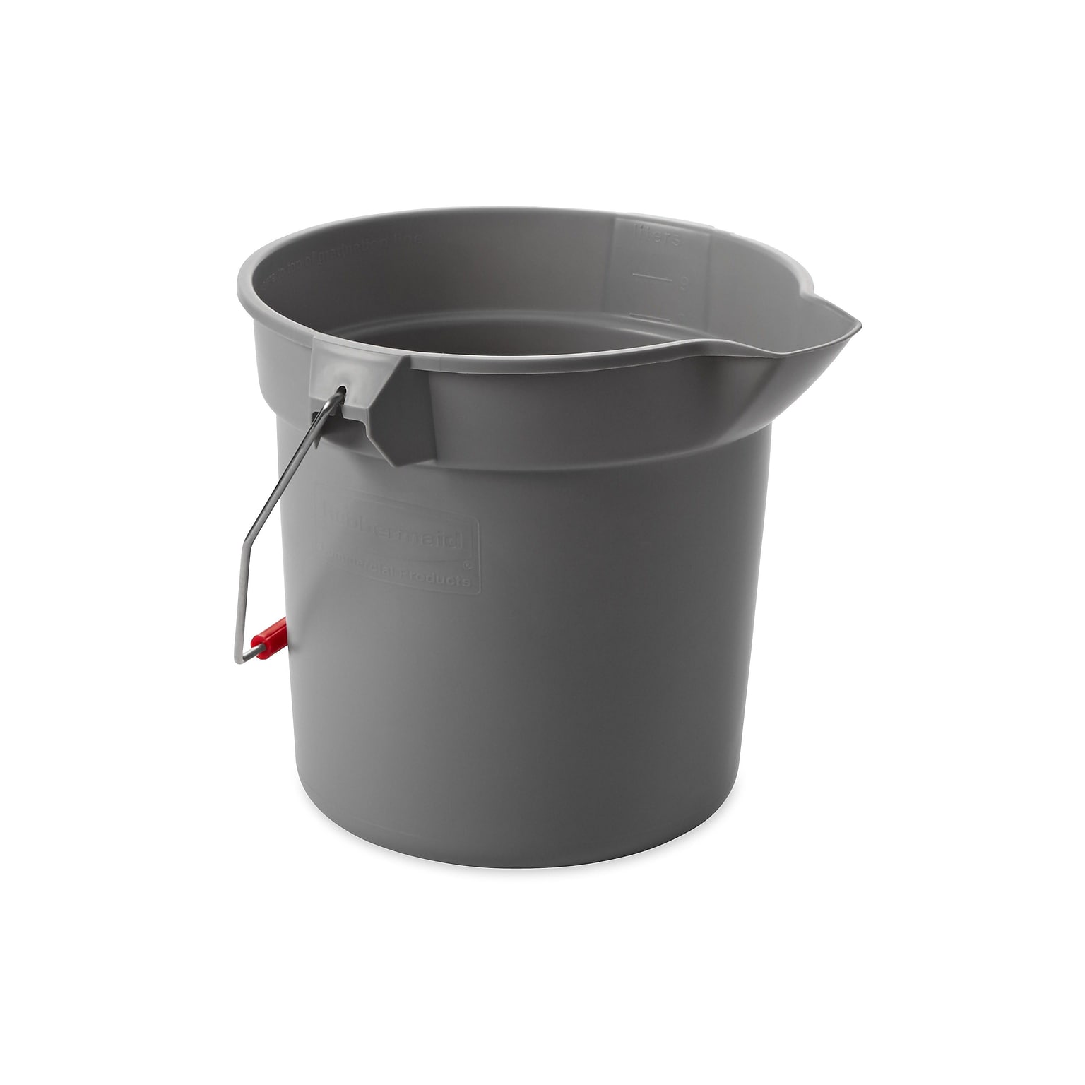 Rubbermaid Brute Bucket, 10 Qt., Gray (FG296300GRAY)