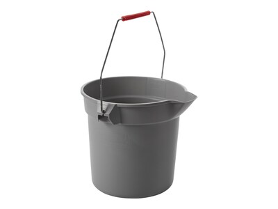 Rubbermaid Brute Bucket, 10 Qt., Gray (FG296300GRAY)