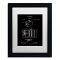 Trademark Fine Art Claire Doherty George Eastman Camera Patent Black 11 x 14 Matted Framed (886511939318)